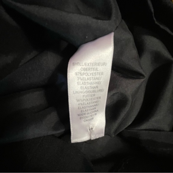 Adrianna Papell Black Asymmetrical Buttoned Sheath Dress - Picture 6 of 9